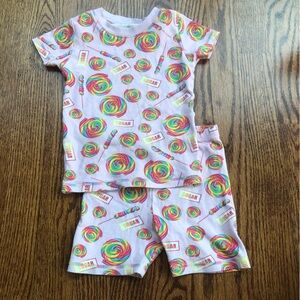 Noomie Candy Short Sleeve Pajamas Set 2T